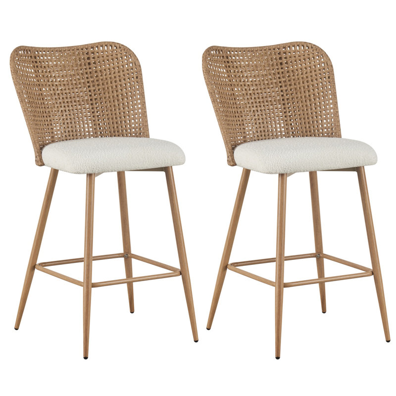 Bayou Breeze 27" Counter Height Bar Stools | Wayfair